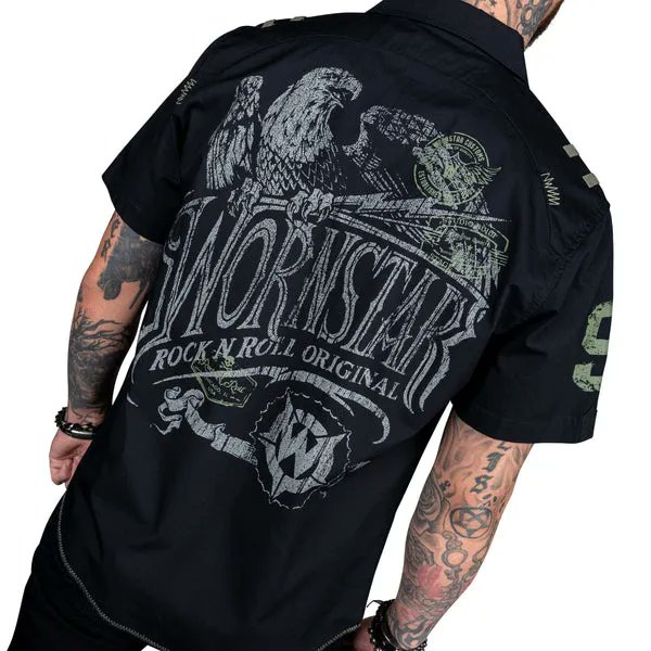 wornstar's tweet photo. Regiment Work Shirt - https://t.co/fUvRdbliXy
#wornstar #wornstarclothing #driftercollection #regiment #workshirt https://t.co/i0xrZQaPvk