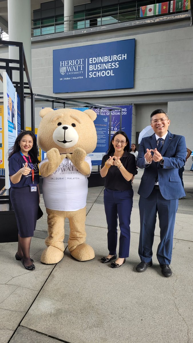 wongmld's tweet photo. Celebration starting at @HWUMalaysia with Open Days for prospective students too. Come mingle with our graduates and alumni and see how a @HeriotWattUni education equipped them for real life challenges. #empower #graduation #futuremade https://t.co/R3d3CxLBej