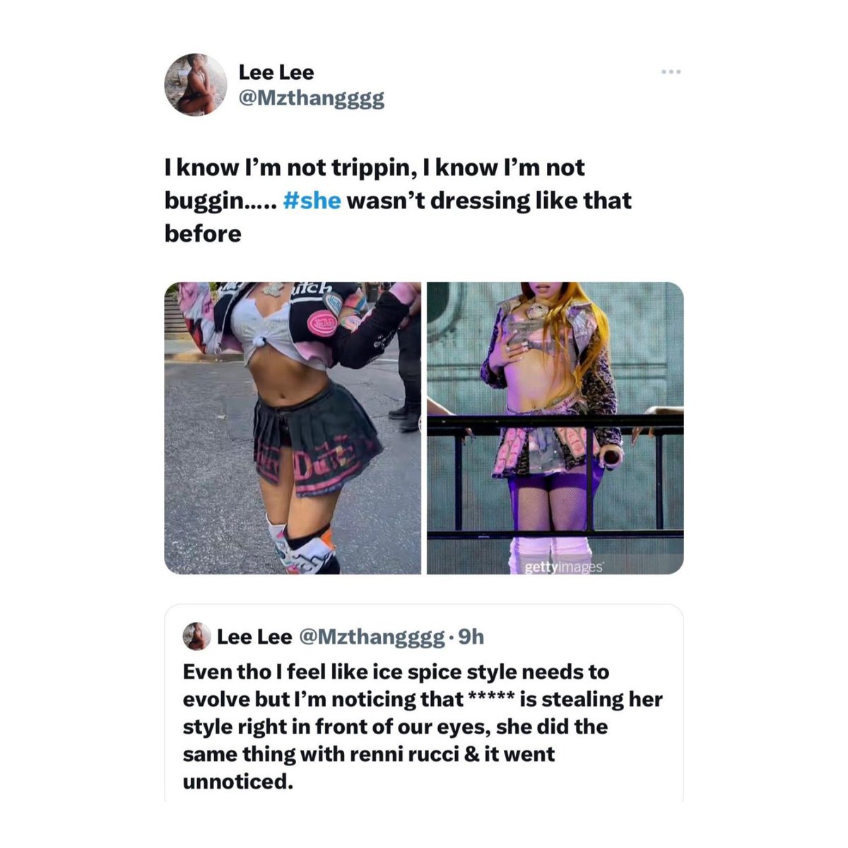 ArmonWiggins's tweet photo. Chile looks like #icespice Isn’t Feeling #Lattos New Look… or Maybe I’m Reaaaching 🤭💁🏾♂️😅 https://t.co/3V3gSU7L6T
