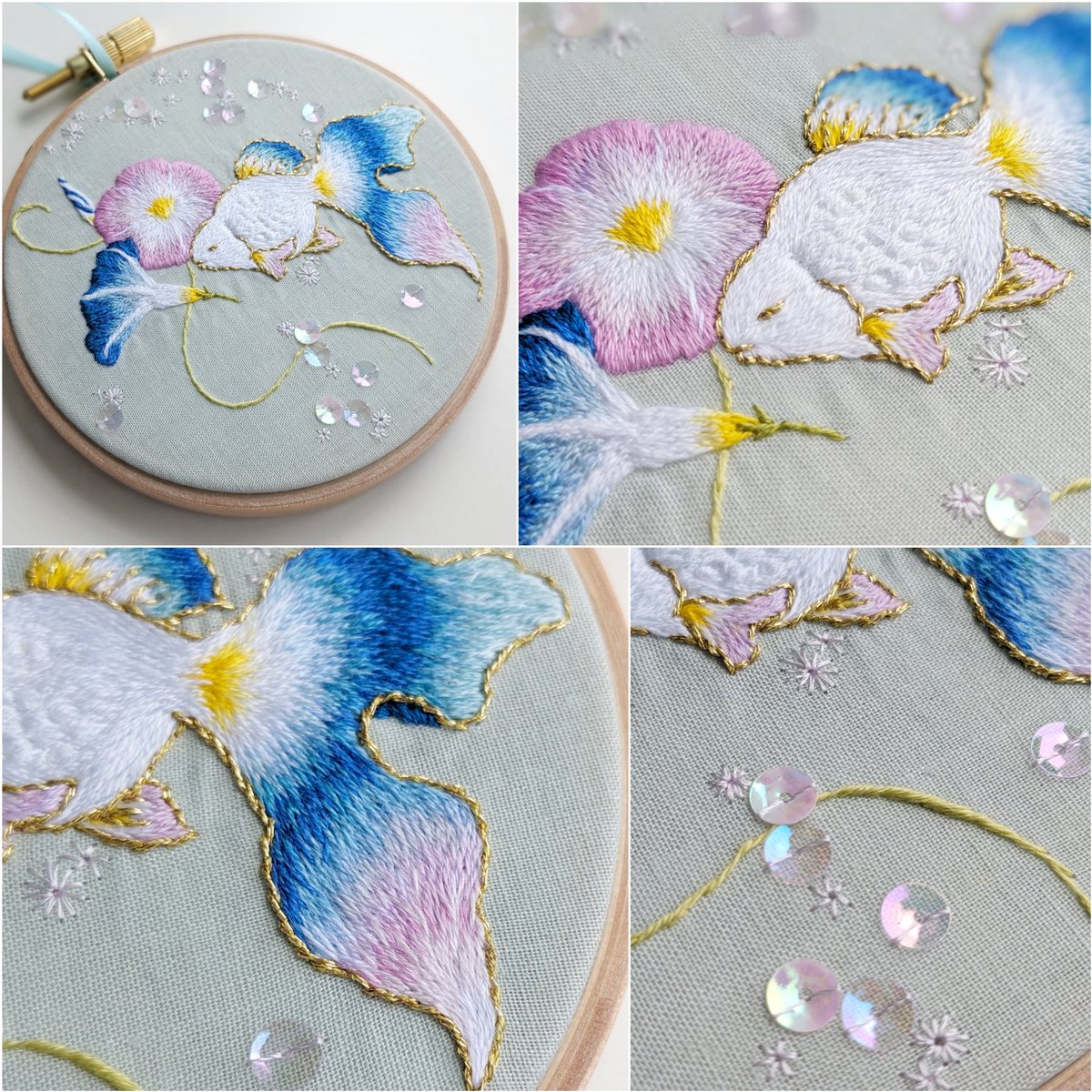 ララの花かんむり｜刺繍で楽しむ花の物語📖全国書店にて