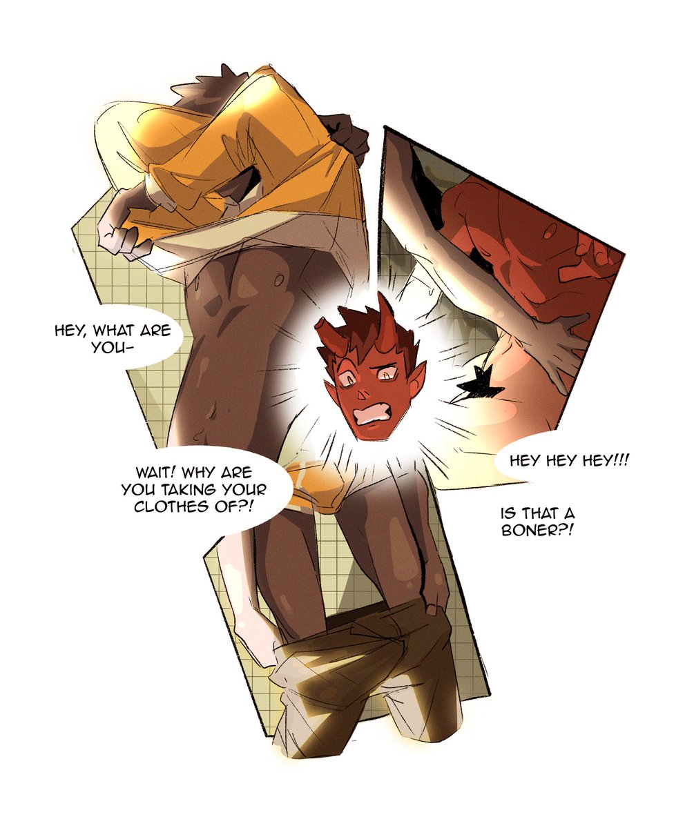 dantesrealm_'s tweet photo. “Occupied” nsfw short comic #monsterprom https://t.co/wc4LRZzF1o