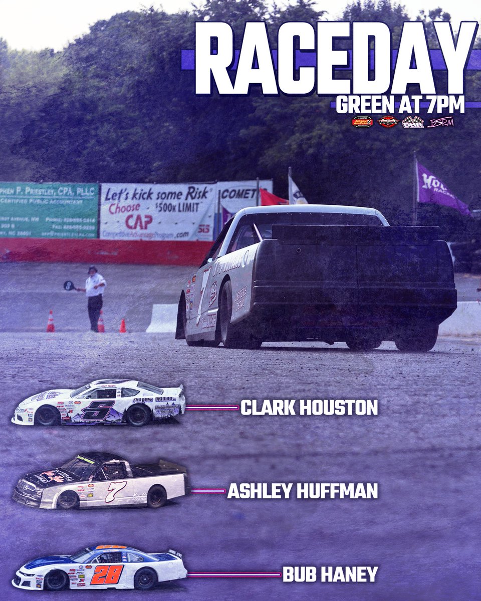 team_dhr's tweet photo. Raceday for DHR at @hickoryspeedway!
On the agenda for tonight is a pair of 40-lap LMSC races, a 50-lapper for the Big 10 Limited Late Models, and a 35-lap feature for Ashley in the Super Truck.

🟩 Green flag flies at 7:00pm
📺 Live on @floracing
⏱ Qualifying at 5:00pm https://t.co/wawODZnMxm