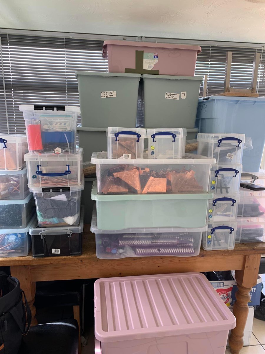 pyramidsoundt's tweet photo. Stock take all done for The Healing Weekend in Somerset
Richard will be there with his sound therapy and Norma with her pure copper pyramids 
Starts on Friday 14th to Sunday 16th July. 
Come along have a treatment or buy some crystals and much much more 
See you all soon 🙏🤩👍💖 https://t.co/UtIr5ZixgU