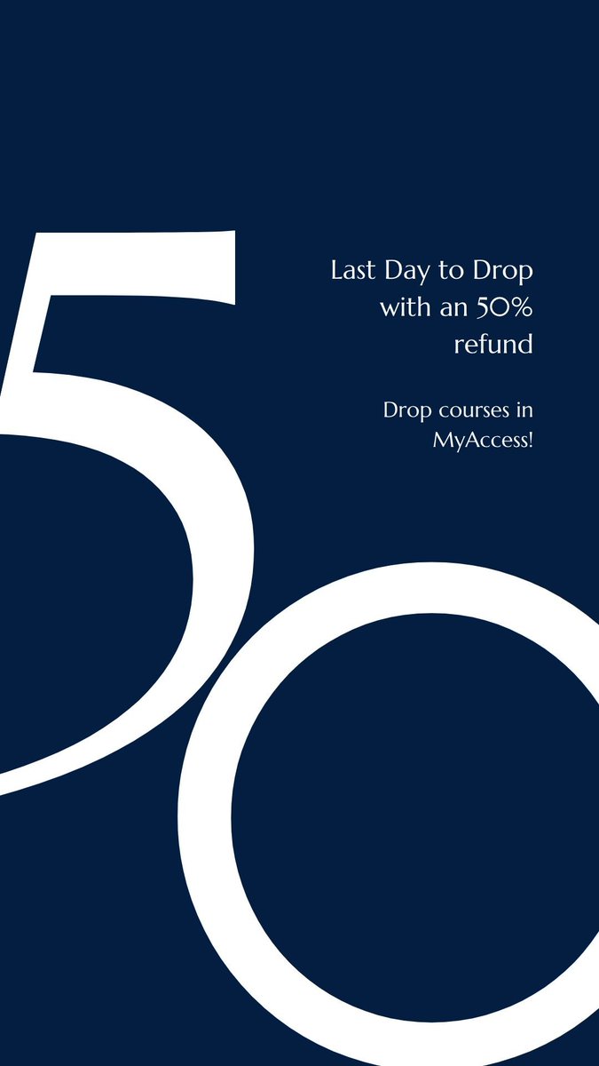 GeorgetownIMC's tweet image. Last Day to Withdraw with 50% Refund