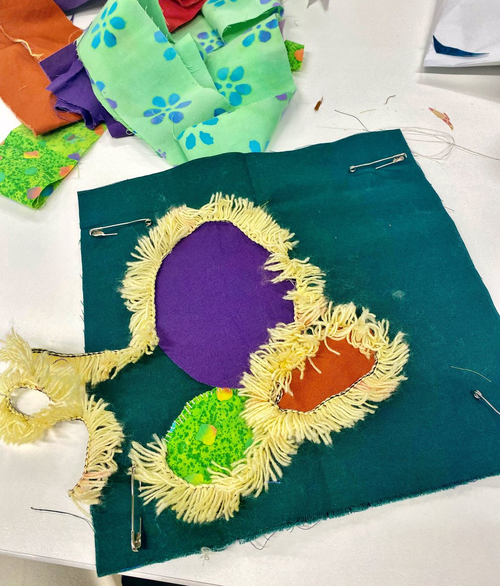ShaLiu9's tweet photo. Really enjoyed my time #IAG2023 in Perth. So many great presentations, fabulous people and inspiring talks! Took a final chance to join in quilting session, though I could not finish my piece. It’s definitely a highlight in this conference! https://t.co/DeeYryH8VN
