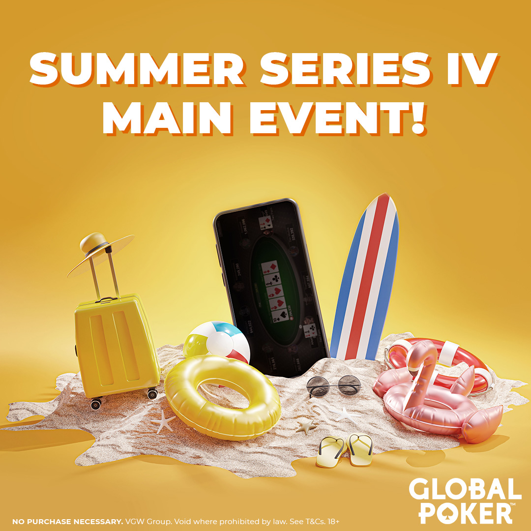 4️⃣ lucky followers will PLAY FOR FREE in tomorrow's #GlobalPoker Scrimmages! All winners will also receive GC99K + an SC99 #SUMMERSERIES Main Event entry each. ☀️🏆 

Just ❤️ and RT with your username by 12:01 AM ET tomorrow, 7/9. NO PURCHASE NECESSARY. 

bit.ly/GPSumm4r