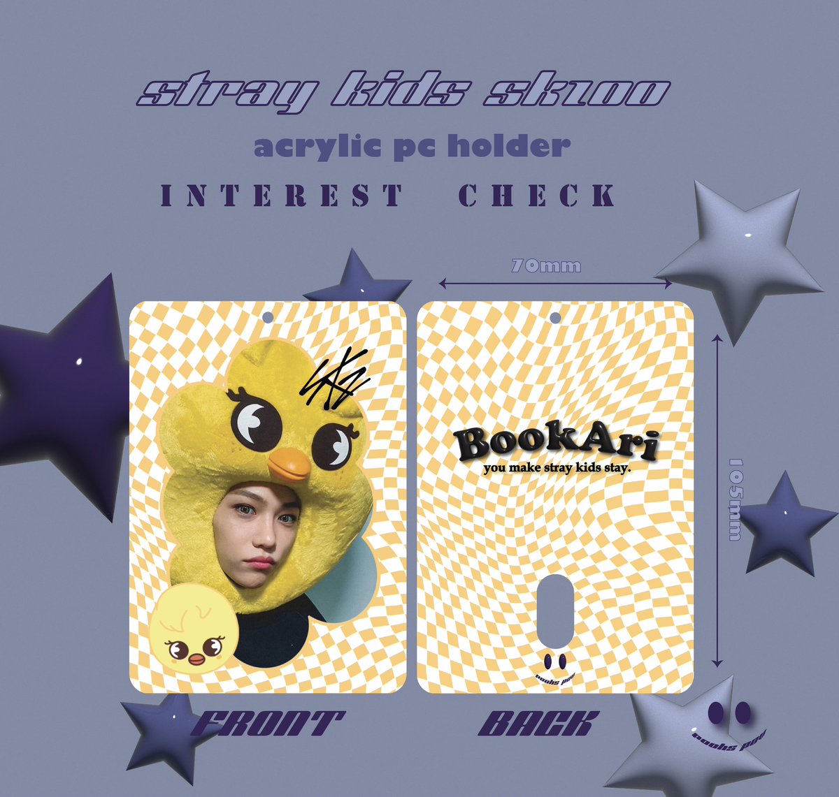 poohspov's tweet photo. 🧭stray kids skzoo acrylic photocard holder interest check!
please like, comment or retweet if you’re interested!!
#Stray_Kids #StrayKids #skzoo #SKZ #poohspov #photocardholders #hanquokka #bookari #puppym #foxiny https://t.co/aEjre0pmJ0