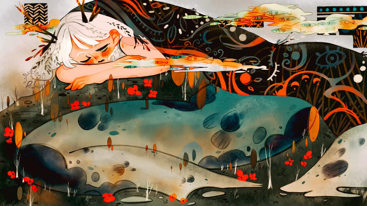 relzwind's tweet photo. Mountain 
#mermay #mermay2023 https://t.co/sc4XYj32En