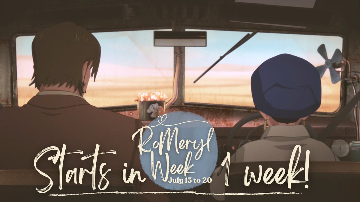 romerylweek's tweet photo. Can you believe RoMeryl Week starts next week?! Super excited to see what you've all created for these two 💙
Remember to tag us in your posts along with the hashtag, that way we'll be able to retweet it for you!
🥃📷 #romerylweek https://t.co/QCmnGMfPyp