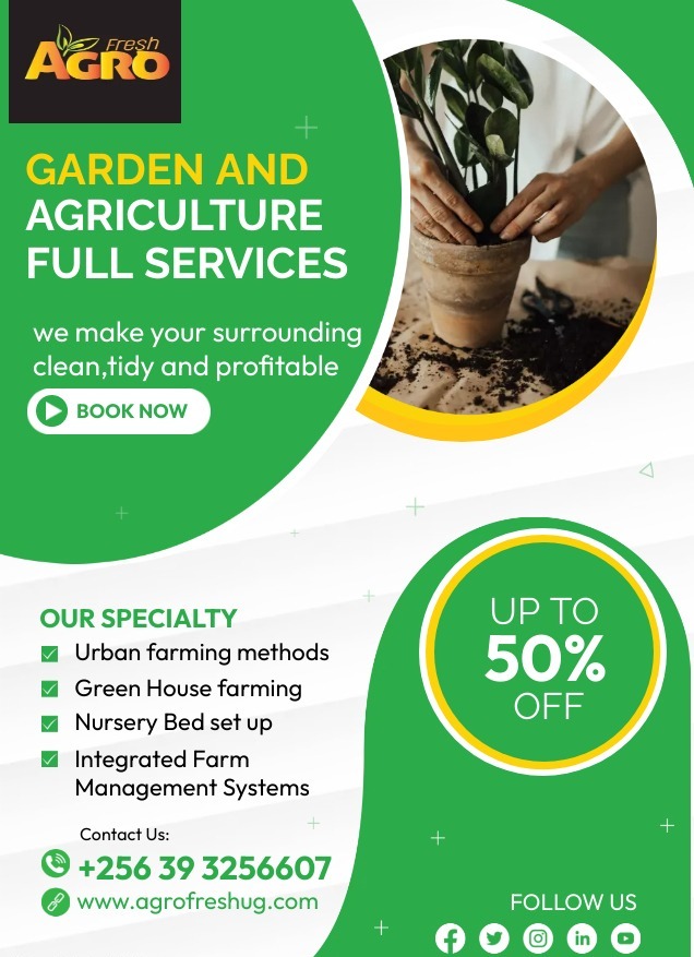 agrofreshug's tweet photo. At Agro-Fresh UG, we are committed to making your surroundings clean, tidy, and profitable.
Contact us today for all your garden and agriculture full services. https://t.co/KHiWMYXK8N
