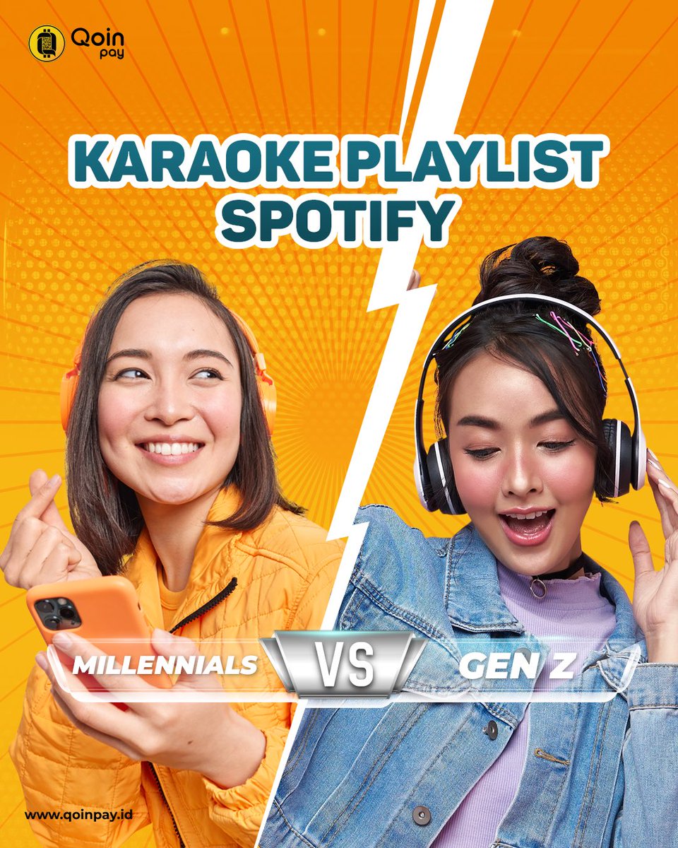 qoinpay's tweet photo. Weekend bingung mau ngapain?
Mending coba dengerin playlist Millennials vs Gen Z buat kamu karaokean weekend ini๐ง๐ถ
#Qoinpay #UtilizeYourCoin #Crypto #Blockchain #Playlist #Millennials #GenZ https://t.co/yLslD5Iz2p
