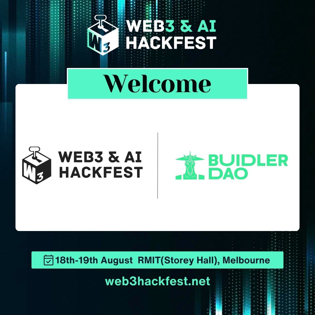We're pumped to have @BuidlerDAO as a partner for the 2023 Web3 and AI Hackfest in Melbourne! 🚀

Buidler DAO is a Web3 talent and project network that is committed to creating a SocialDAO governance paradigm and offering DAOTools solutions. Their expertise and passion for Web3…