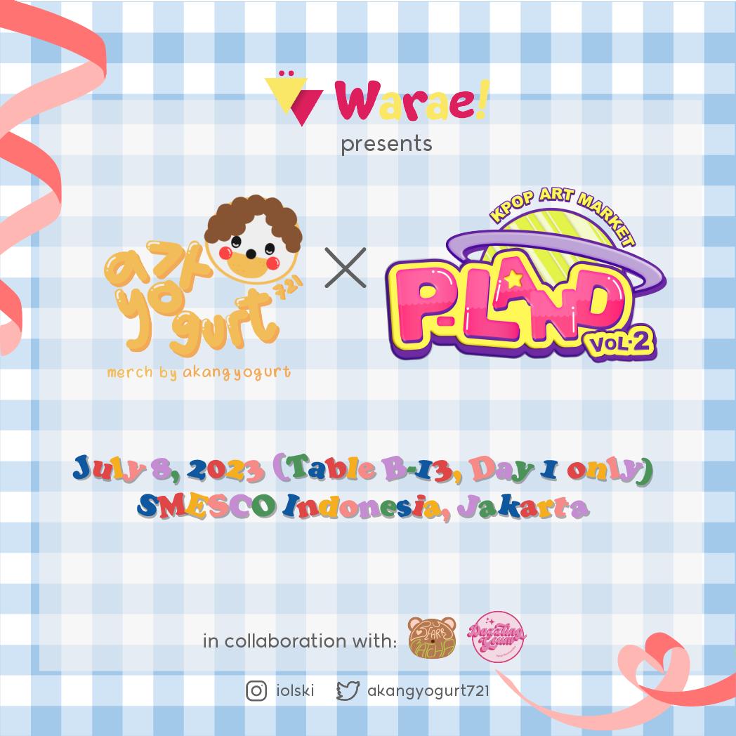 akangyogurt721's tweet image. [Likes and shares are appreciated 💙]

akangyogurt goes to #PLANDVol2!! 🎉

📍: P-LAND Booth B-13
📆: Saturday, 8 July, 2023 (day 1 only)
🐰: NEWJEANS Merchs (Limited quantity!)
🐱: Animals Cardholder (PC after PLAND only!)

#PLAND #PLANDVol2_Fanshop #PLANDVol2_FanshopCatalog