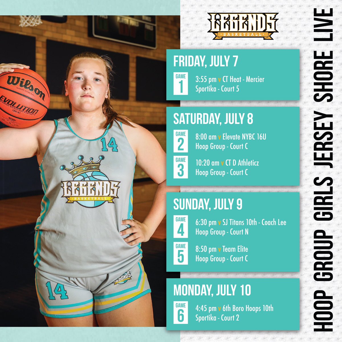 Check us out at Hoop Group Jersey Shore Live!