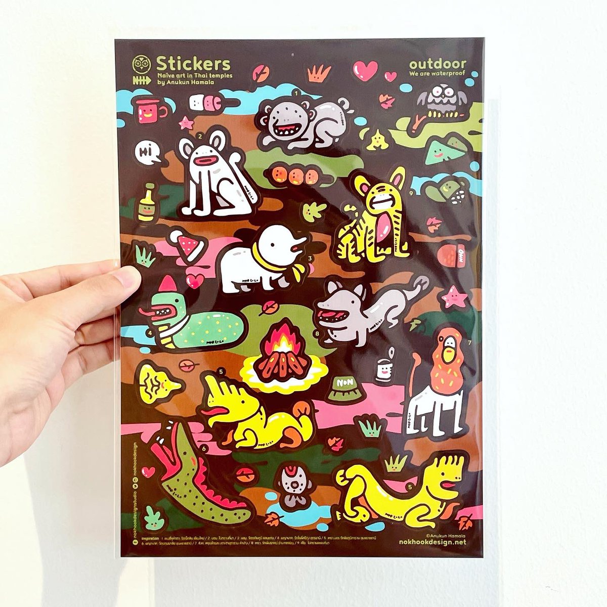 neverhatedraw's tweet image. สติ๊กเกอร์ pvc กันน้ำ และแบบกระดาษ ขนาด A4 ออกแบบโดยศิลปิน
NHD Sticker sheet size A4, PVC, Paper, designed by @nokhookdesign
price 150 THB. buy 2, free postage in Thailand 🇹🇭 
Please DM us if you want it 😉
 #stickerart #stickerbomb #stickersheet #chiangmaiartist #chiangmaiart