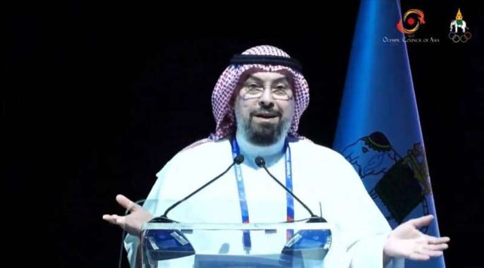 عاجل | الشيخ #طلال_الفهد رئيسا للمجلس الأولمبي الآسيوي 

#المجلس_الاولمبي_الاسيوي