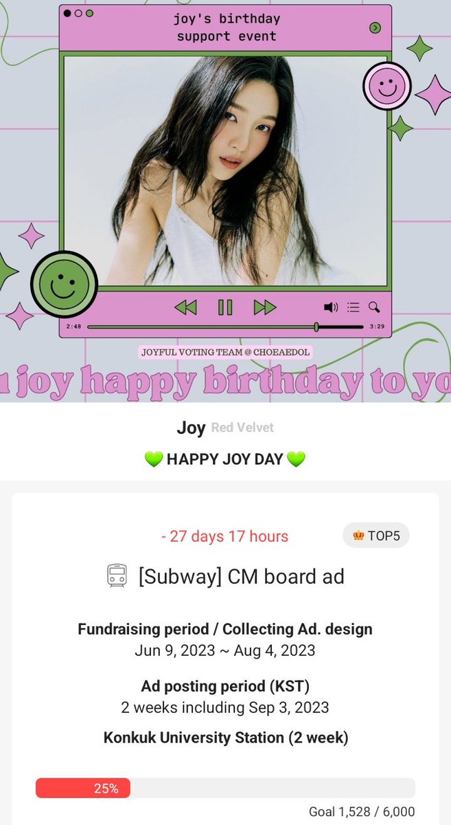 Joyful Voting Team (Choeaedol) tweet media