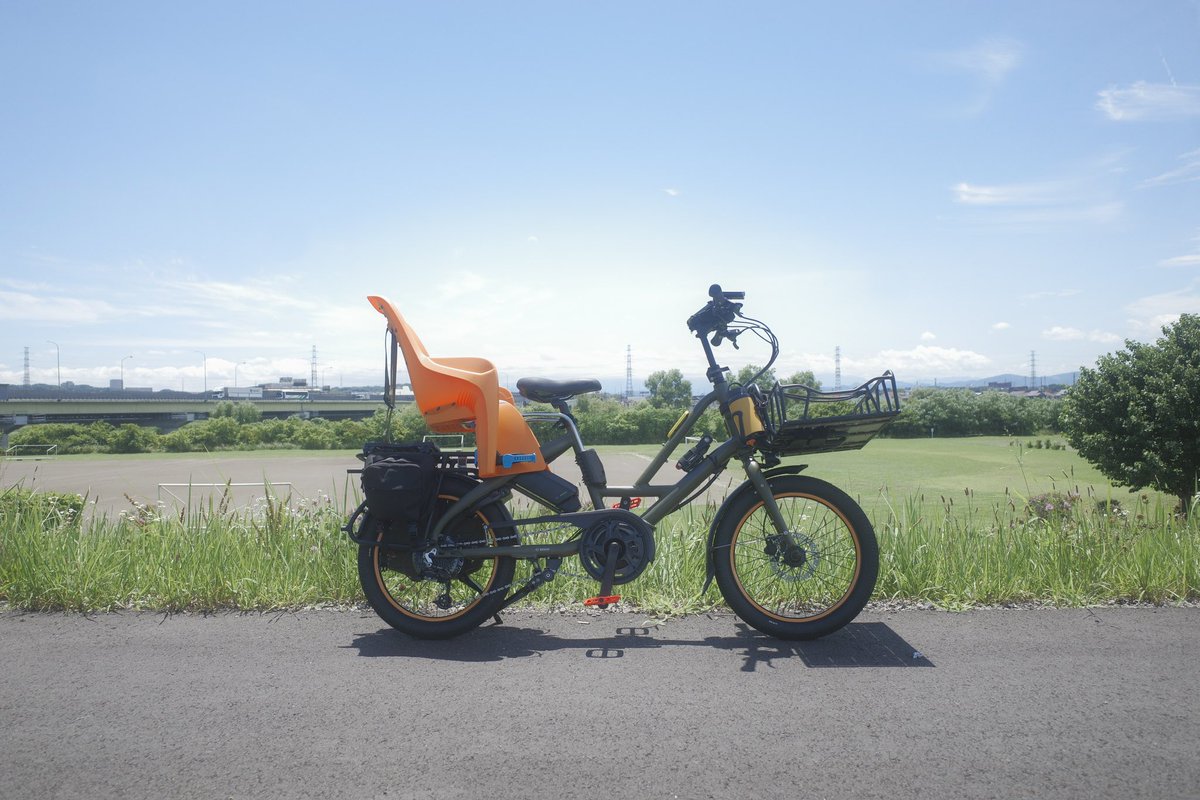 GTX_777R's tweet photo. あとはスタンドを安定した両足スタンドに替えればだいたい完成のQuick haul D8をベースにした猫輸送も可能なパパチャリ。
#tern
#quickhaul
#quickhauld8
#パパチャリ https://t.co/kh5x5PUTVf