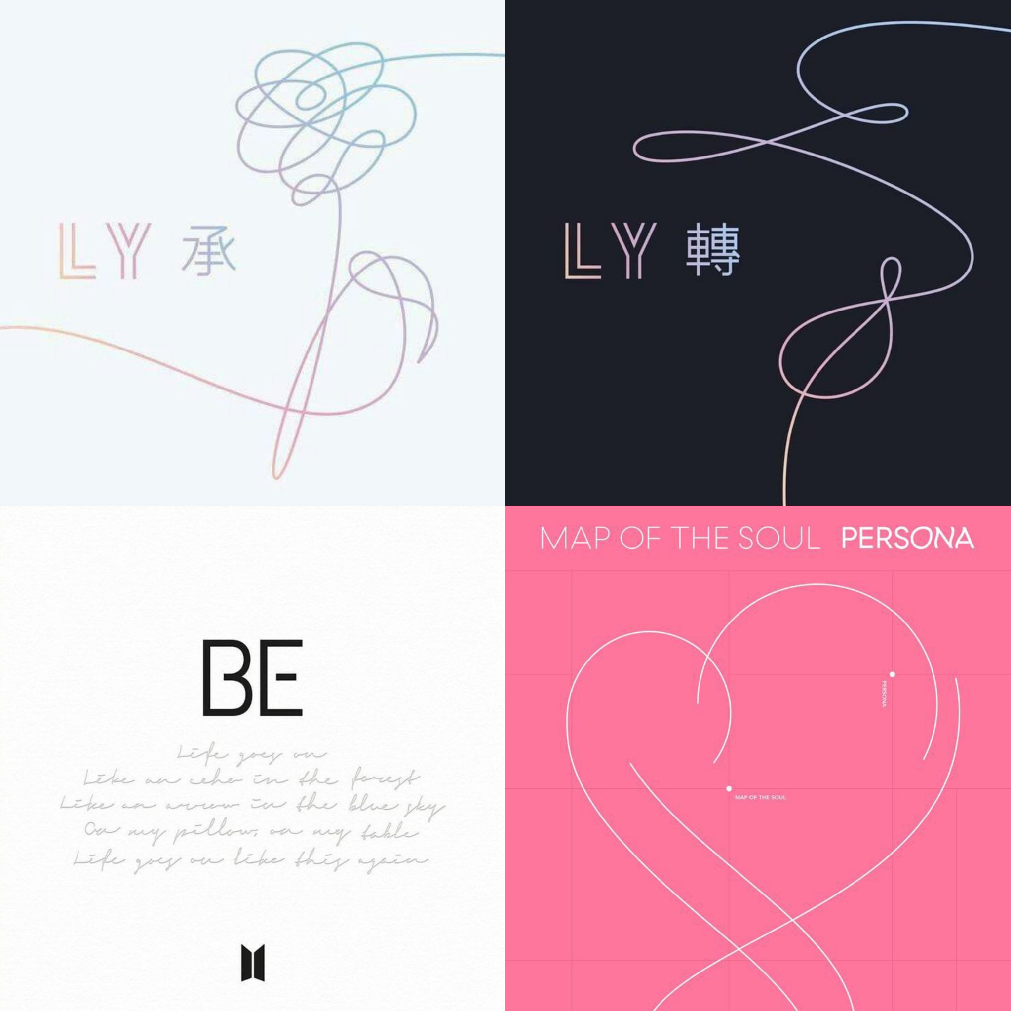 BTS MAP OF THE SOUL LOVE YOUR SELF 各4形態 - メルカリ
