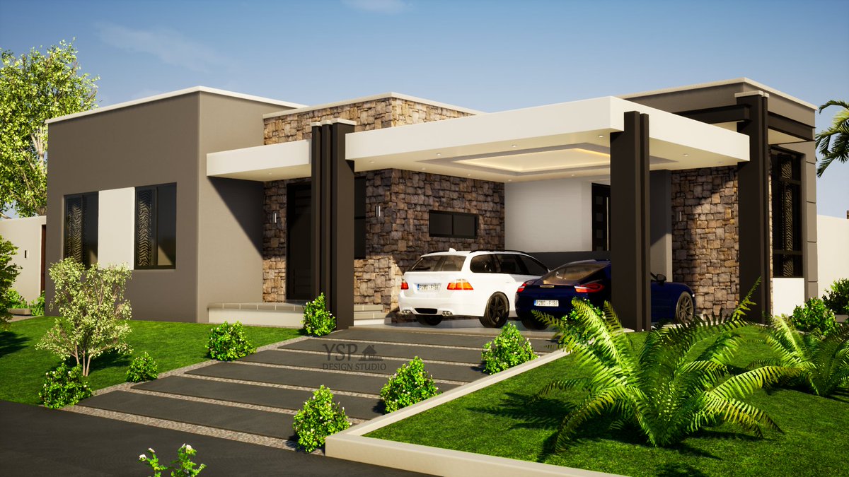 YaboySymon's tweet photo. A modern minimalistic 3 Bedroom house 🏡👌🏽😊 https://t.co/inBkztDcA4