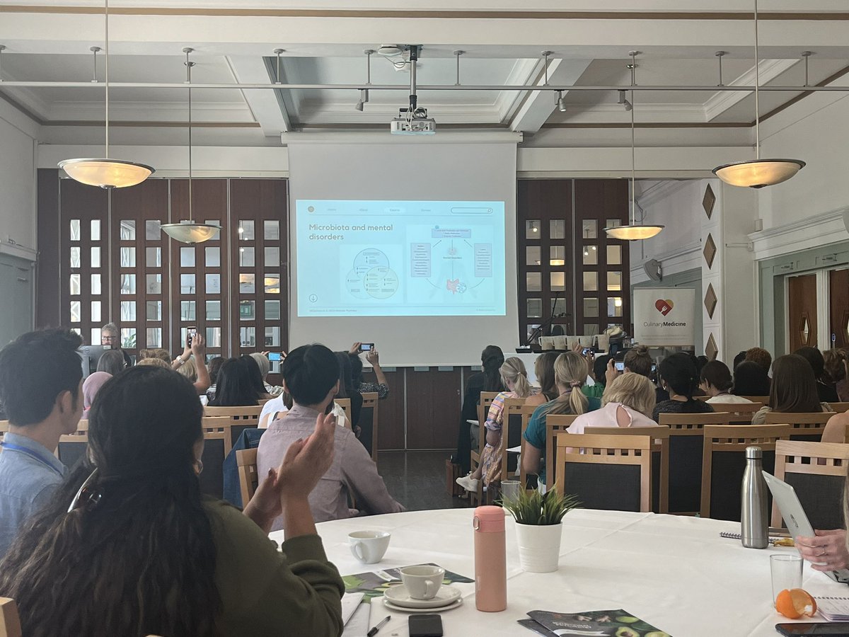 Wonderful to see @FeliceJacka <a href="/Tetyana_Rocks/">Dr Tetyana Rocks 🇺🇦</a> and Megan Pilon in action translating evidence into education yesterday at the London Summer School <a href="/foodmoodcentre/">Food & Mood Centre</a> . Practical and nuanced messages about the nutritional psychiatry in practice 👏🏼