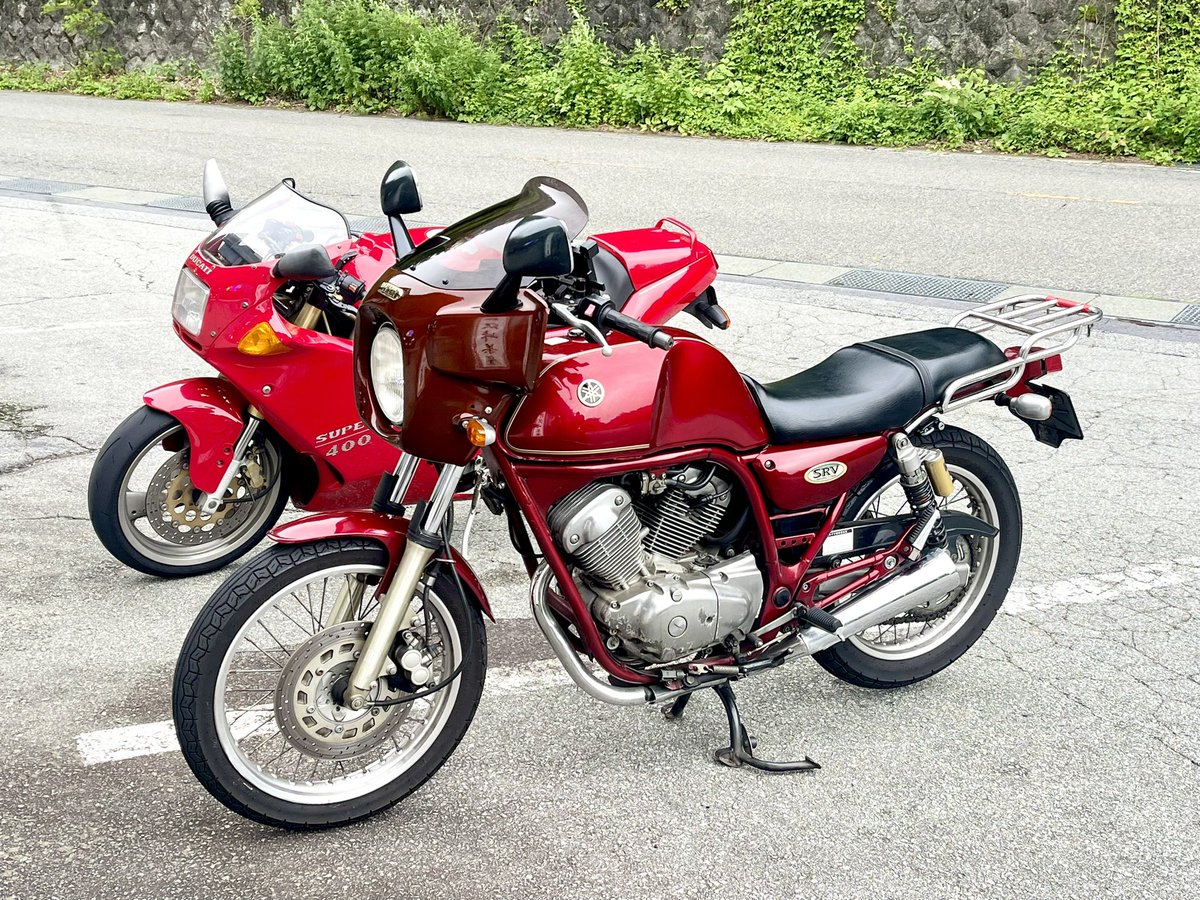 cervokle's tweet photo. 柳沢峠茶屋に着きました🏍️
ここでランチしてから帰ります🍜

#srv250  #srv250s  #srv250rs https://t.co/fFbY7SyxBE