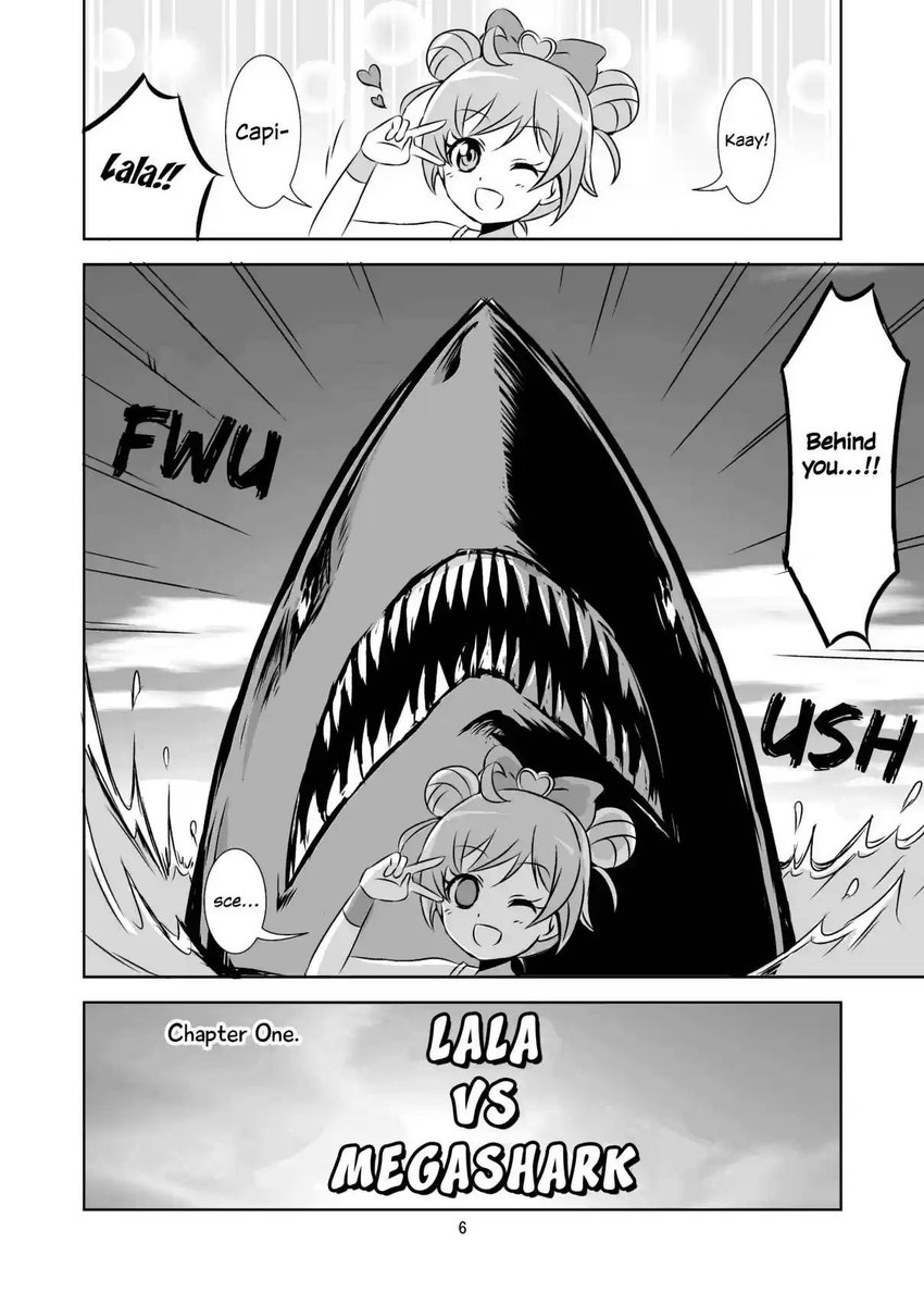海外で勝手に翻訳されたらぁらvsメガシャーク本がすごい。ロゴとか一生懸命消して作ったんだろうな #プリパラ #pripara