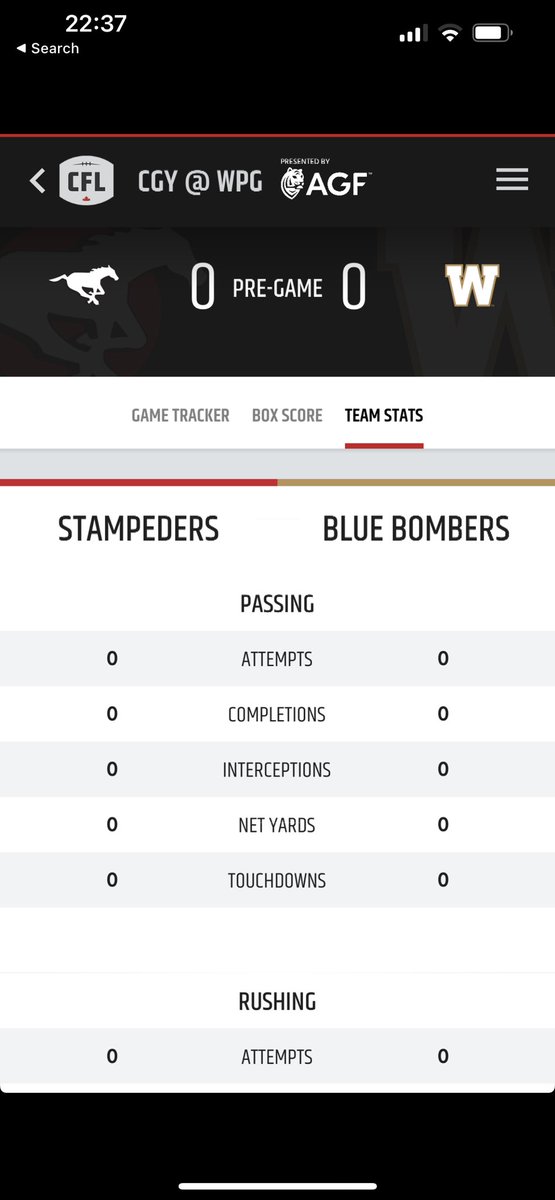 RobReynar's tweet image. Words cannot describe how bad the @calstampeders offence was tonight, but stats can. No…. Wait… #CFL