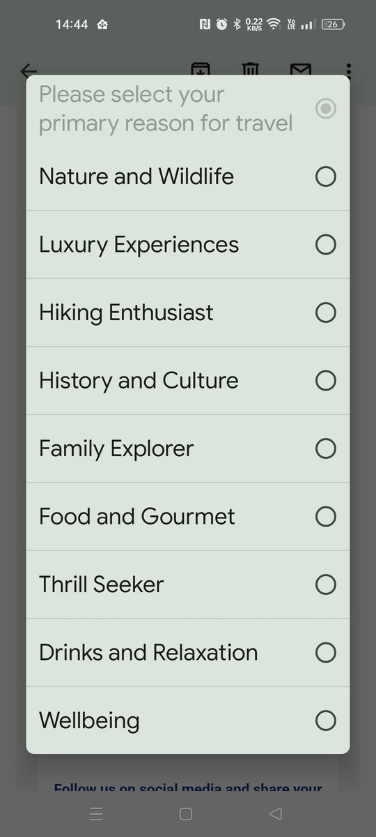 Hey <a href="/SpiritofTas/">Spirit of Tasmania</a>, thanks for sending me a survey, but exactly which category does "getting from point A to point B" fall under?
