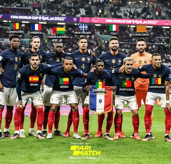 Mohammadj1000's tweet image. This is the national team of France,, and they dont want immigrants.
Think...

#FranceOnFire
#europeanspring