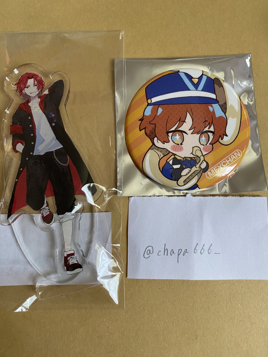 chapa666_'s tweet photo. 【交換】

求) 🍥アクスタ、缶バ
譲) 画像

郵送の交換希望です(⁎ᵕᴗᵕ⁎)

こちら交換初心者のためご理解いただける方のみよろしくお願いします🙇

#あなめ屋 #あなめくじ https://t.co/9cqn8MQBBK