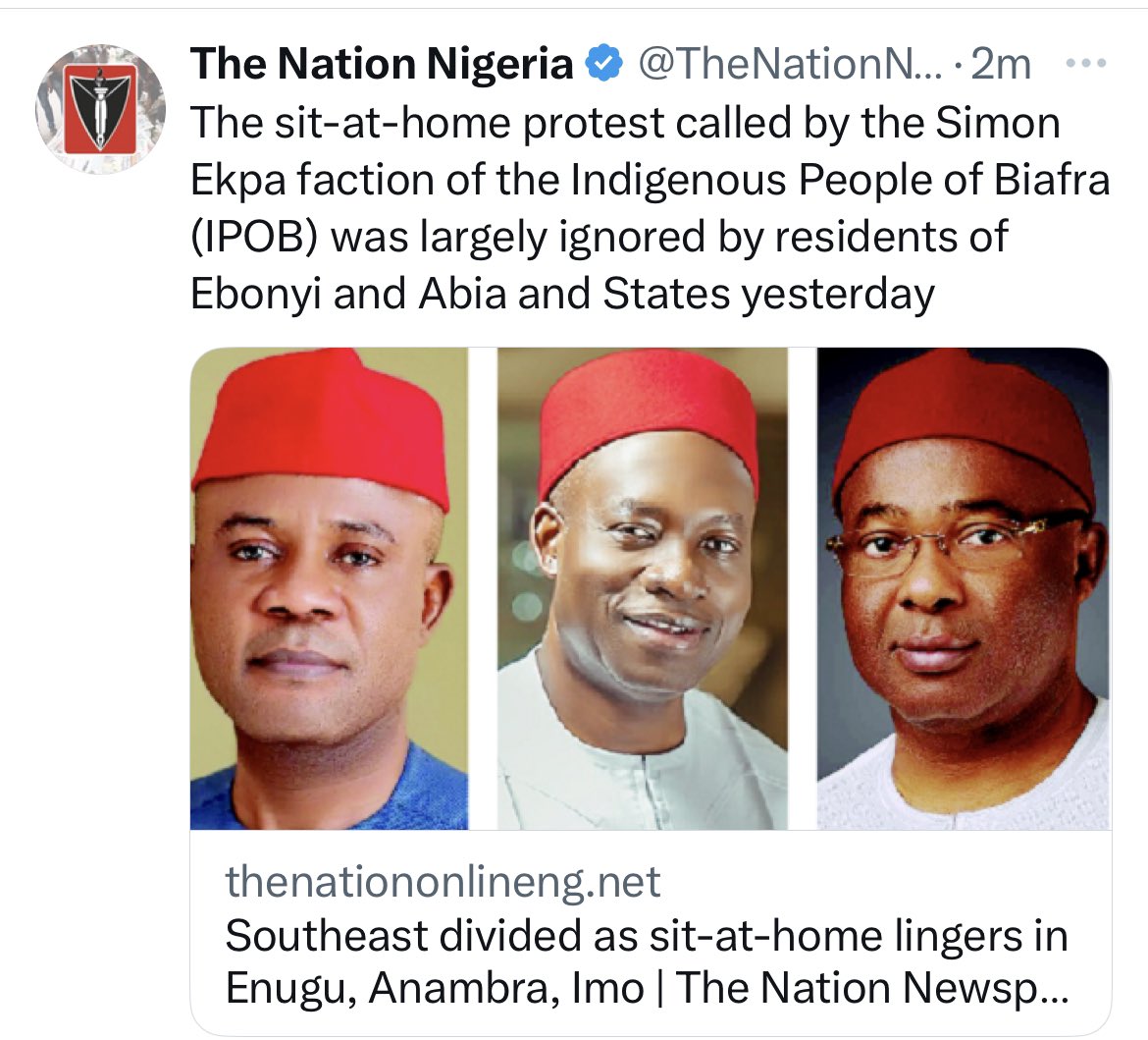 simon_ekpa's tweet photo. BRGIE @BiafraRGIE update 
Continue to lie and aid these criminals that has nothing to do to the people. Our sit at home recorded 100% compliance. Because of this propaganda and lies we will lockdown Biafra for another week and provide palliative to Biafrans. I will announce another week-long lockdown with palliative across Biafra land. Start date will be announced. It will be simultaneously with stopping oil exploitation from Biafra soil