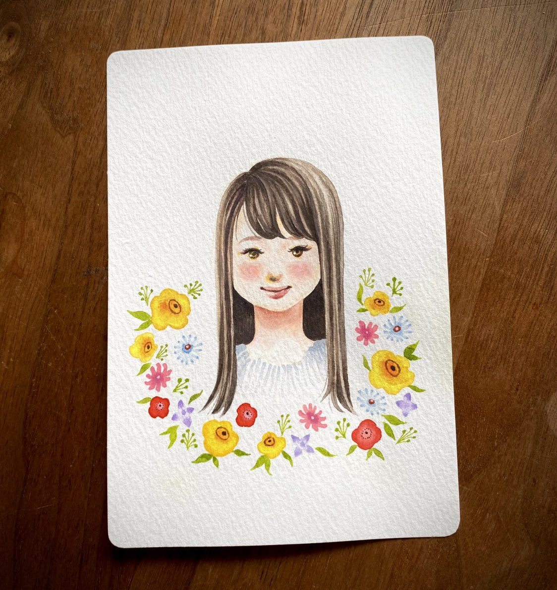 marimooo96's tweet photo. たまに、お世話になった方の似顔絵も描いています🌼

#水彩画 
#色鉛筆 https://t.co/sHtreqmBaC