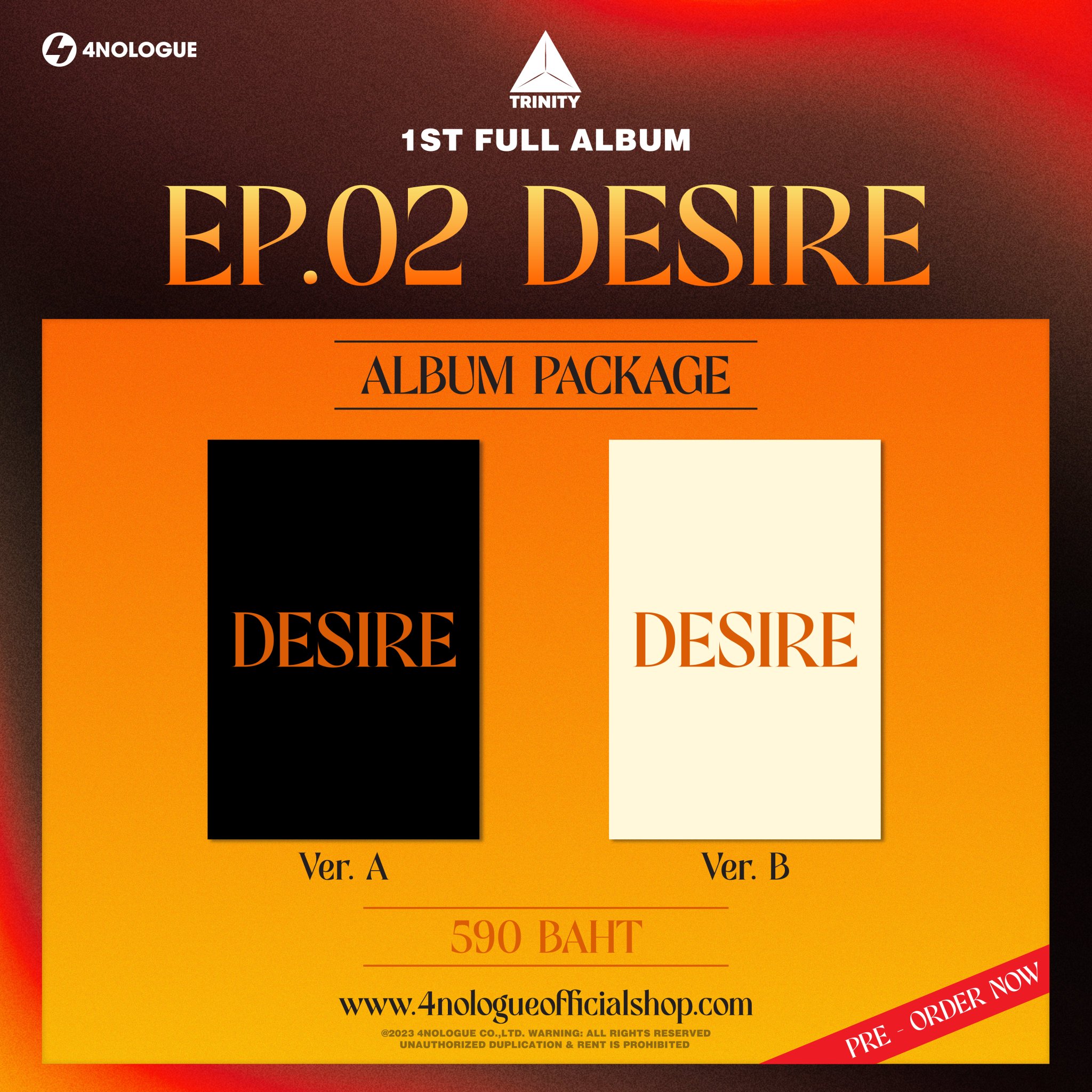 TRINITY on Twitter "PREORDER NOW! TRINITY 1ST FULL ALBUM EP.02 DESIRE
