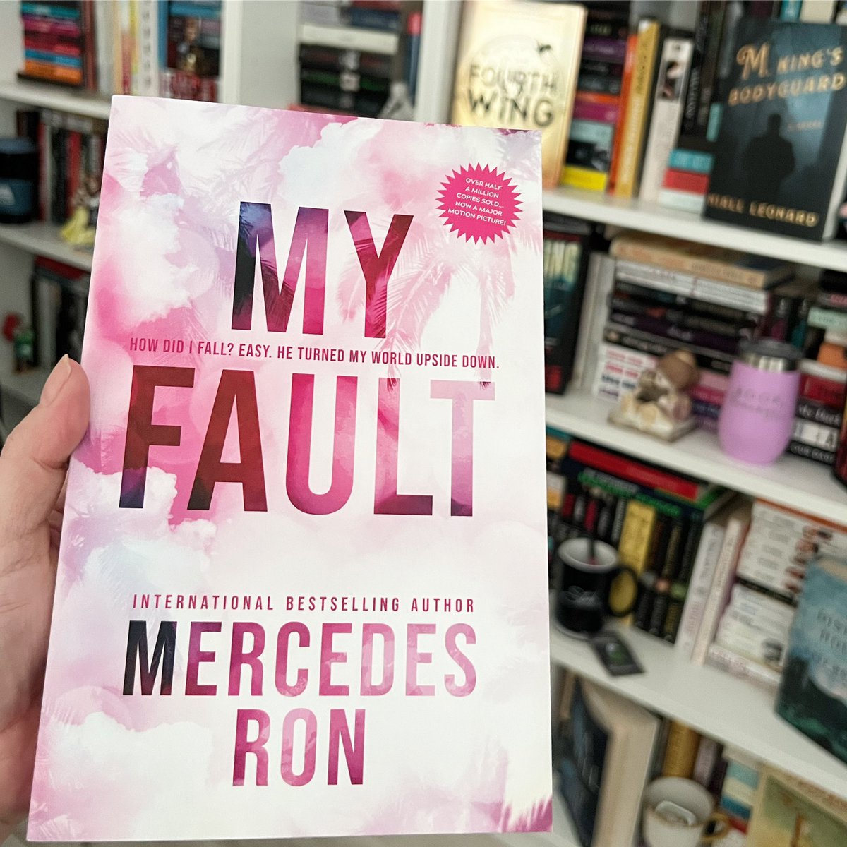 Picked up the only copy at my local #chaptersindigo because I am absolutely OBSESSED with the movie! Thanks for that, @annatodd! Have you read, or watched My Fault by @MercedesRonn?? Are you obsesssd??