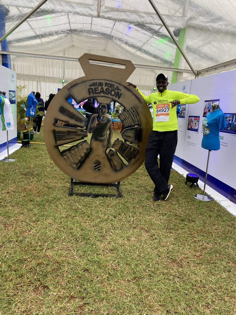 ckswara's tweet photo. Let’s do this  #StanChartNairobiMarathon https://t.co/T9RrLPfSmE