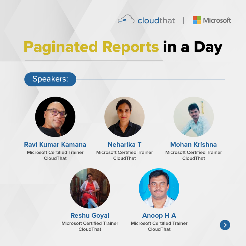 cloudthat's tweet photo. 📣 Don't miss out on the opportunity to master Paginated Reports in Power BI - https://t.co/RXqeIi4POI
🔥 Register now to secure your spot and unlock the potential of Paginated Reports in Power BI!
@microsoft
#PowerBIWorkshop #PaginatedReportsTraining #DataAnalytics #BIPlatform