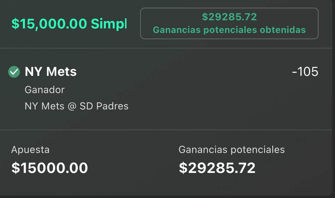 picksverdes1_'s tweet photo. A cobrar!! 🤑🤑🤑🤑💰💰💰

Sabía que no me iban a fallar los Mets. #LGM 

Llegue a 15k seguidores y los Mets me hicieron ganar la apuesta de $15,000 💪🏼🤑

A celebrar sorteando $1000 💸💸 Para participar solo tienes que seguirme, darle ❤️ y RT. 

 #LGM invictos en Julio 🚀 https://t.co/vFhIEPkykp