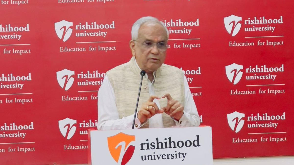 RishihoodUni's tweet photo. When India is peaking, one will not be only an Indian citizen but a global citizen: Economist & Author, and Former Vice Chairman NITI Aayog Shri @RajivKumar1 ji said during the the 7th edition of the Policy Boot Camp at Rishihood University.
#PBC23 #BeandMake #RishihoodUniversity #PolicyBootCamp #EducationForImpact
@chitti_1729 @RaviPokharna @shobweet @SahilAgg92