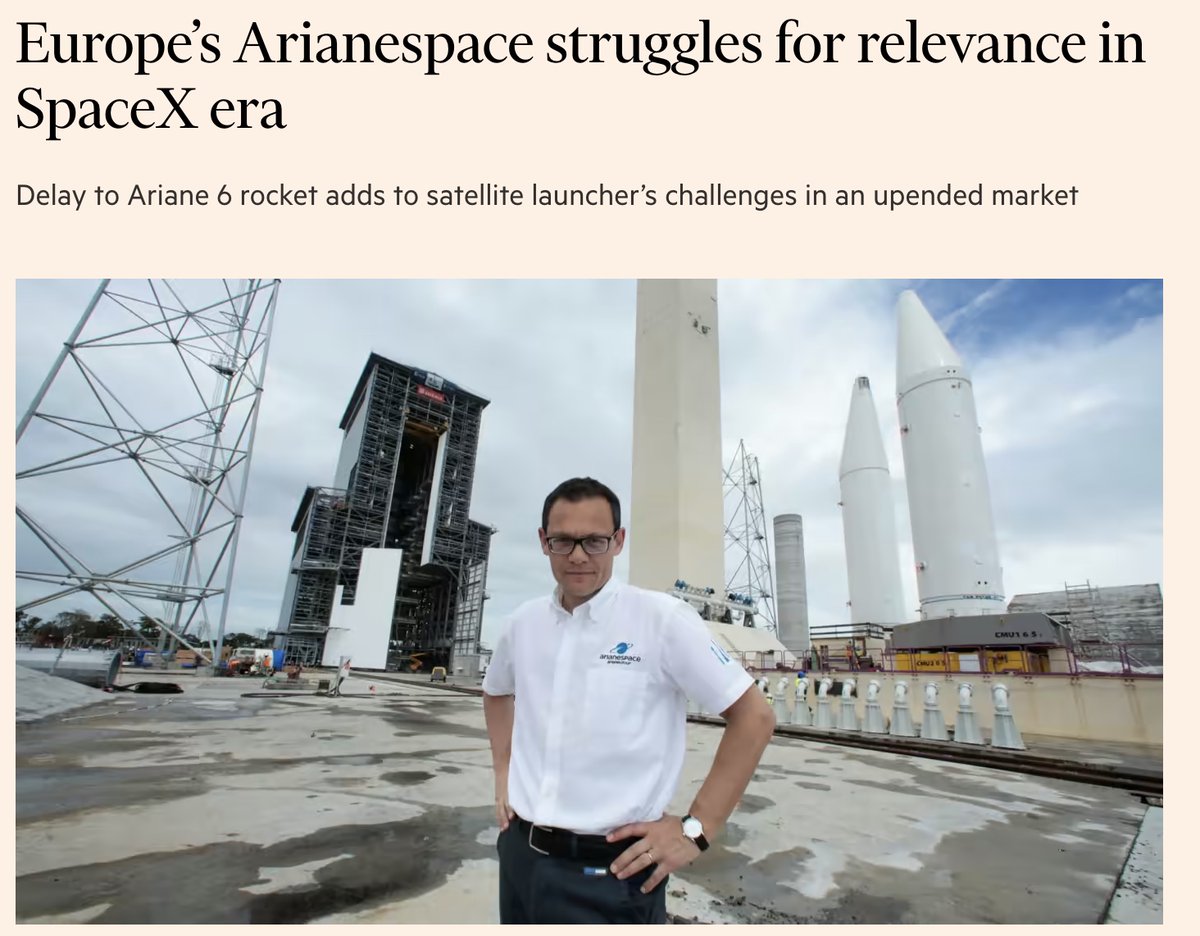 PascalMurasira's tweet photo. Ariane vs SpaceX: A reflection on the power of young startups and the perils of underestimating them.

2 Days ago, the Ariane-5, Europe's heavy-lift rocket, launched its final mission after 27 years, leaving Europe in a difficult position, with no replacement ready to take over.

At the same time, SpaceX, the private company founded by Elon Musk, now launches a rocket every week and can do so much more cheaply by reusing parts of the rocket.

Just 10 years ago at the Singapore Sattelite Industry Forum, the then-CEO of Ariane was on stage dismissing SpaceX's ambitions as mere dreams. 
With this week's retirement of Ariane 5, it's checkmate time, as the European countries that founded Ariane, will now have to rely on SpaceX for a foreseeable future. 

SpaceX and Ariane, represent two different approaches to space exploration. 
While Ariane is an established governmental agency with decades of experience, SpaceX emerged as a dynamic startup challenging the status quo. 

Their contrasting journeys highlight the importance of not underestimating ambitious startups.
Let's delve deeper! 

SpaceX, driven by a bold vision and innovative spirit, disrupted the space industry by embracing an entrepreneurial mindset. 
They developed the Falcon 1, a small and affordable rocket that faced initial setbacks but ultimately succeeded. 
This triumph paved the way for the groundbreaking Falcon 9 and Falcon Heavy, revolutionizing the concept of reusable rockets and drastically reducing launch costs. 
Starship, which is a huge rocket being developed by SpaceX, will even further cement its dominance in this industry.
SpaceX's audacity captured the world's attention, inspiring others to dream big.

In contrast, Ariane, a venerable institution, had been operating in a different landscape. Backed by government funding and corporate support, they relied on well-established models and traditional approaches to space exploration. 
While this offered stability, it also constrained their agility and ability to adapt swiftly to changing industry dynamics. 
Ariane's achievements cannot be undermined, but the lack of competition and urgency hampered innovation.

The rise of SpaceX revealed the importance of nurturing and supporting young and ambitious startups. 
By providing opportunities and resources, we enable fresh perspectives, groundbreaking technologies, and unconventional thinking. 

Big corporates must not dismiss or undermine these startups merely due to their size and lack of experience.

SpaceX's triumphs have not only shaken up the space industry but also inspired other startups worldwide.
Their success has demonstrated that even established players should remain vigilant and adaptable.

Disruptive startups, armed with passion, agility, and a hunger for innovation, can often outmaneuver large corporates by identifying untapped opportunities and leveraging emerging technologies.

Therefore, the space industry serves as a compelling metaphor for the broader business landscape. 

Just as Ariane faced the consequences of complacency, big corporates across industries risk being left behind if they dismiss startups as inconsequential. 
Collaboration, open-mindedness, and an ecosystem that fosters innovation are crucial in today's fast-paced world.

At Norrsken, we are building a culture of collaboration between established businesses and startups. 
Some of the most open-minded institutions in Kigali are setting shop at Norrsken for an opportunity to forge close relationships with a vibrant community of  200+ startups that are present here. 

The new building under construction is particularly designed to accommodate entire departments such as tech/R&D of already established domestic and int'l businesses.

By working together, we can unlock a future of limitless possibilities and avoid being the next Ariane.