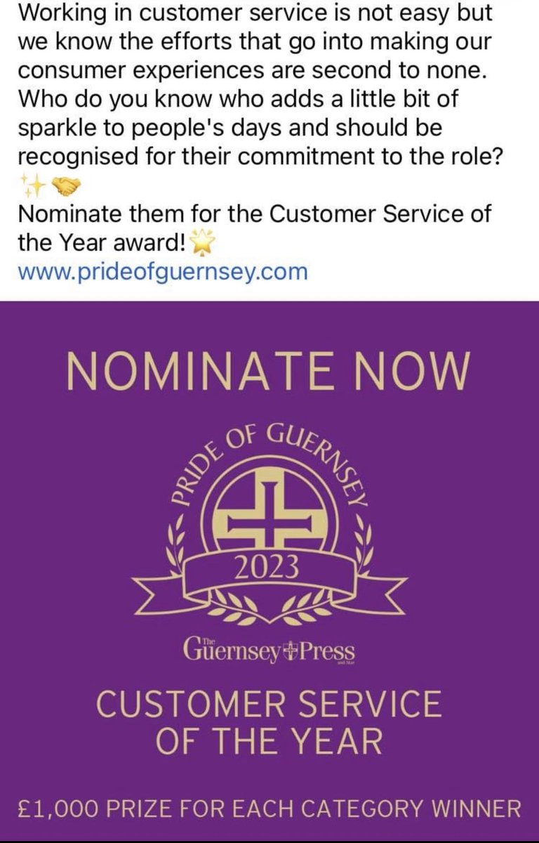 So… this happened yesterday!!! I got nominated for this award!! 💖
Thank you to whoever nominated me (multiple nominations according to
press when I spoke to them!) 
#feelinghumbled