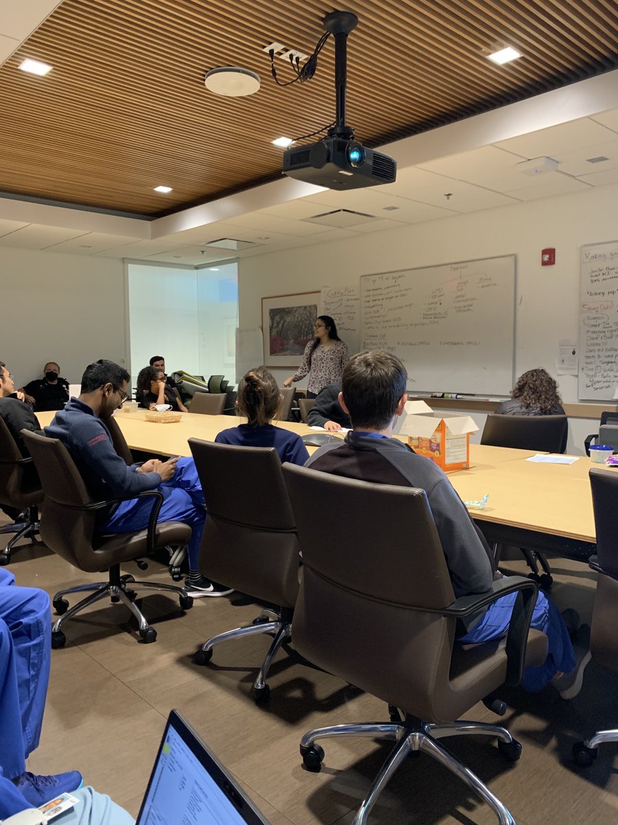 Had the lucky opportunity between patients to sit in on Intern Report at the VA, masterfully led by the incredible @MugdhaJoshiMD - my heart felt SO full, I even wondered if 'pure joy' is a trigger for afib <3 @StanfordMedRes @Ron_Witteles @StanfordChiefs