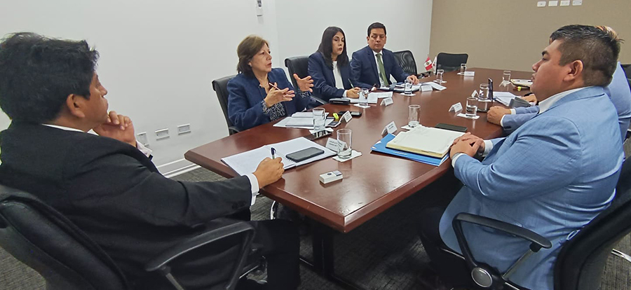 SinatemssPeru's tweet photo. En reunión con titular de la @Defensoria_Peru, representantes de la #CONASISS - @EsSaludPeru , expresaron que su objetivo es trabajar demandas transversales, para exigir el cumplimiento de los derechos laborales y económicos de sus agremiados. 
https://t.co/r0anqlDtpy https://t.co/xAKkd6ZUoZ