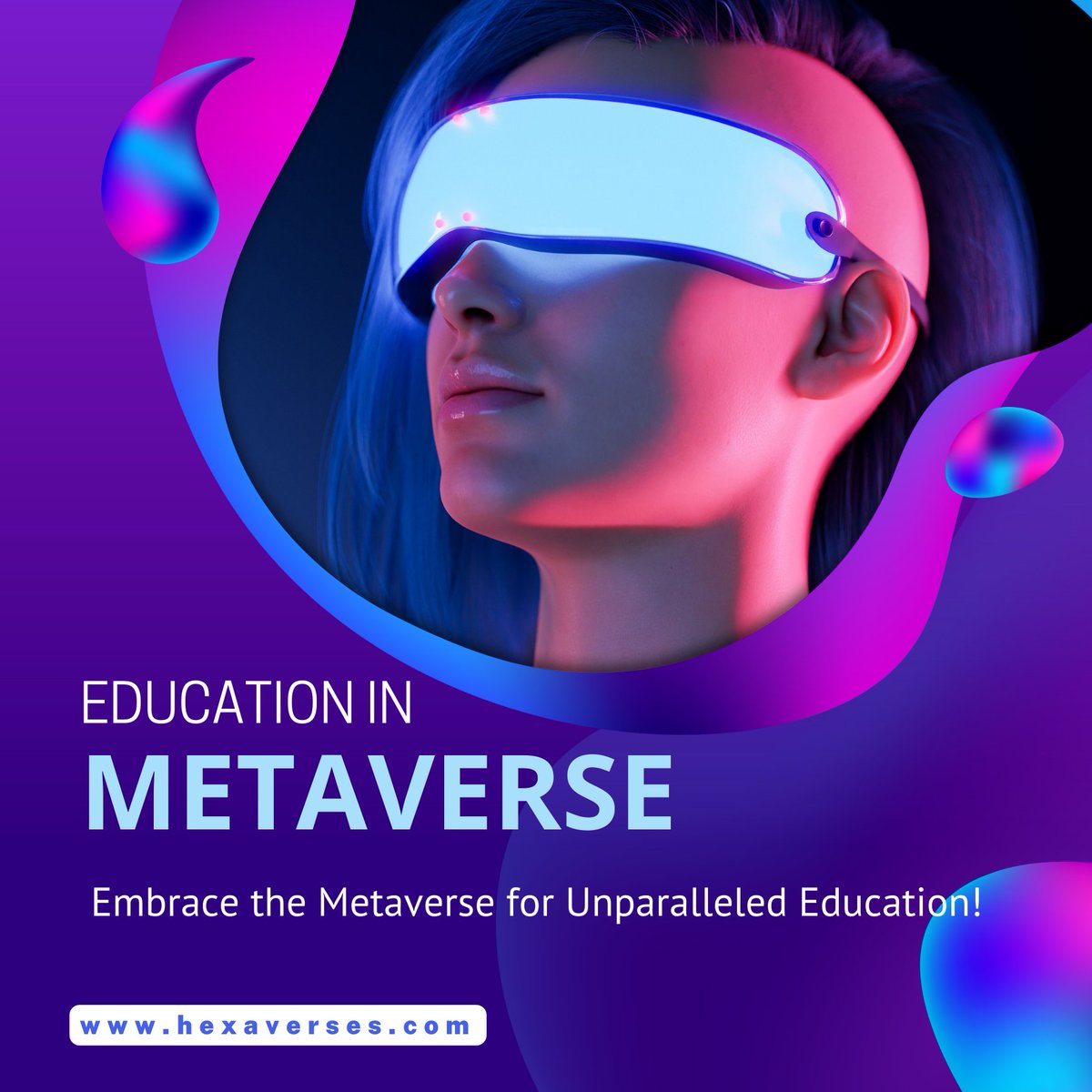 Hexaverse_'s tweet image. Education in Metaverse
Embrace the Metaverse for Unparalleled Education!

#learn2earnmetaverse #metaclassroom #metaverseineducation #education #edtech #nextgenlearning #virtuallearning #futureoflearning #edtechrevolution

🔥Website: hexaverses.com