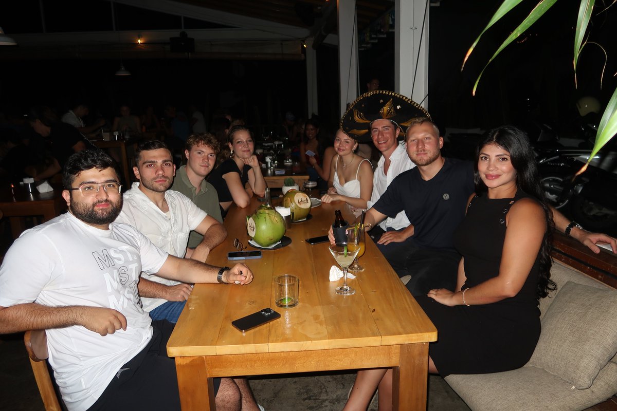 What a great birthday dinner. 

Let's all meet at ATOMBali on the 19th of July 🚀