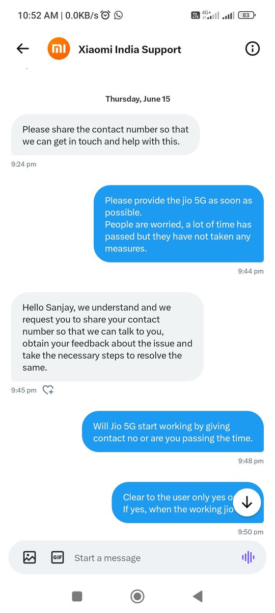 SANJAYY21567245's tweet photo. @MiIndiaSupport Xiaomi is not responding regarding Mi 10i 5G update and the customer is upset. https://t.co/E3woCtKQWD