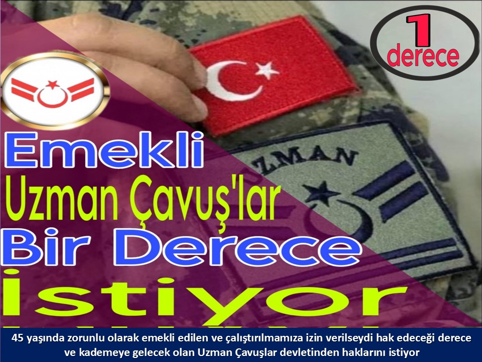 #UzmanÇavuş
#BirDereceHak
<a href="/RTErdogan/">Recep Tayyip Erdoğan</a>
<a href="/tcsavunma/">T.C. Millî Savunma Bakanlığı</a>
<a href="/Akparti/">AK Parti</a>
<a href="/nacibostanci/">M. Naci Bostancı</a>
<a href="/akbasogluemin/">Av. M.Emin AKBAŞOĞLU 🇹🇷</a>
<a href="/Ismet__Yilmaz_/">İsmet YILMAZ</a>
<a href="/AliYerlikaya/">Ali Yerlikaya</a>
<a href="/UlviYonter/">Dr.İzzet Ulvi YÖNTER</a>
<a href="/dbdevletbahceli/">Devlet Bahçeli</a>
<a href="/mustafaelitas/">Mustafa Elitaş</a>
<a href="/UlviYonter/">Dr.İzzet Ulvi YÖNTER</a>
<a href="/erkanakcay45/">Erkan Akçay</a>
<a href="/dijital/">Dijital</a>
<a href="/alitilkici38/">Ali Tilkici 🇹🇷</a>