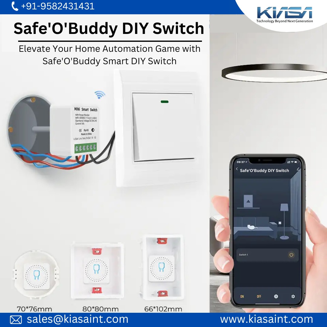 SafeOBuddyLocks's tweet photo. Crafted with quality materials, the Safe'O'Buddy Smart DIY Switch is built to last. Rest assured that your investment will provide years of reliable performance and convenience. Upgrade to the Safe'O'Buddy Smart DIY Switch today and unlock a new level of home automation. https://t.co/9fsbW4Rib9