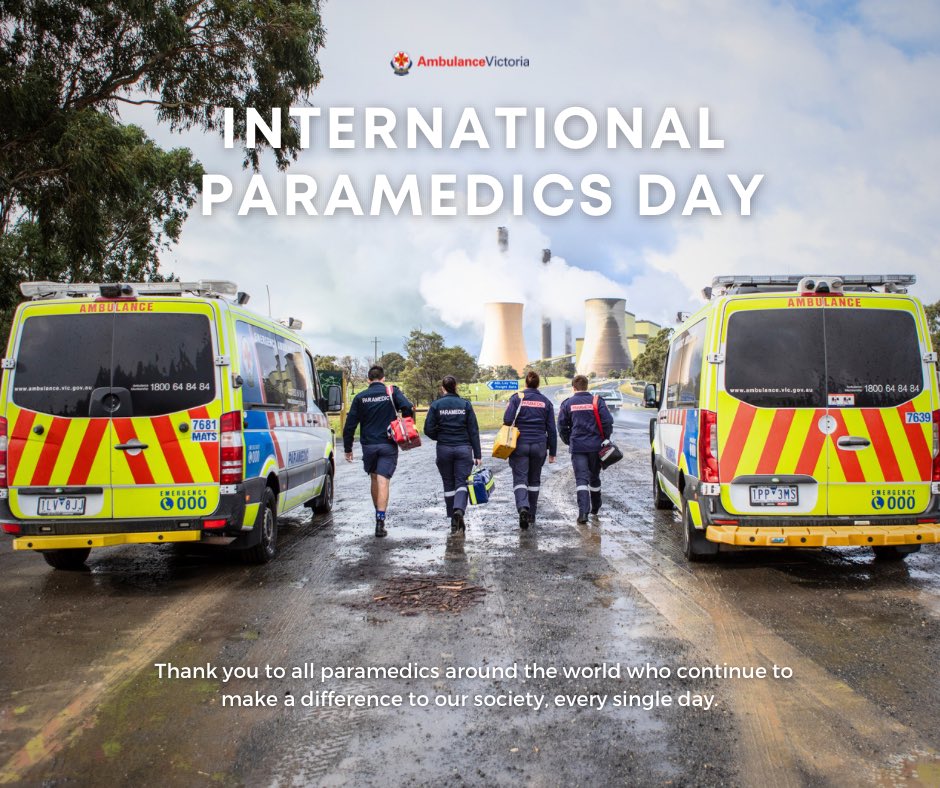 A huge shoutout to all paramedics around the world 🌏❤️🚑 

You’re all incredible!!!

#internationalparamedicsday