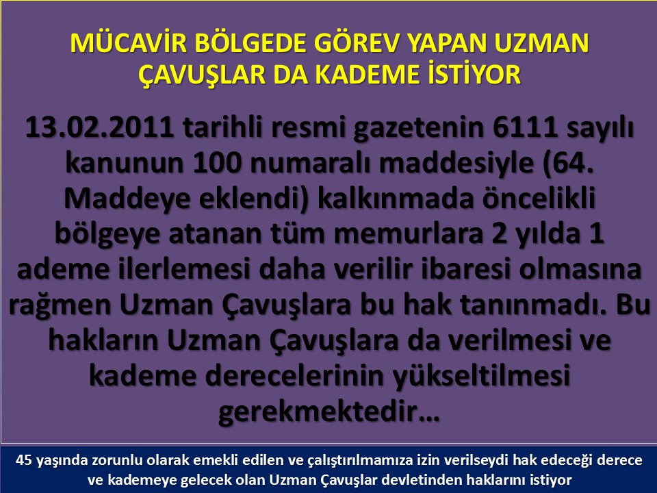#UzmanÇavuş
#BirDereceHak
<a href="/RTErdogan/">Recep Tayyip Erdoğan</a>
<a href="/tcsavunma/">T.C. Millî Savunma Bakanlığı</a>
<a href="/Akparti/">AK Parti</a>
<a href="/nacibostanci/">M. Naci Bostancı</a>
<a href="/akbasogluemin/">Av. M.Emin AKBAŞOĞLU 🇹🇷</a>
<a href="/Ismet__Yilmaz_/">İsmet YILMAZ</a>
<a href="/AliYerlikaya/">Ali Yerlikaya</a>
<a href="/UlviYonter/">Dr.İzzet Ulvi YÖNTER</a>
<a href="/dbdevletbahceli/">Devlet Bahçeli</a>
<a href="/mustafaelitas/">Mustafa Elitaş</a>
<a href="/UlviYonter/">Dr.İzzet Ulvi YÖNTER</a>
<a href="/erkanakcay45/">Erkan Akçay</a>
<a href="/dijital/">Dijital</a>
<a href="/alitilkici38/">Ali Tilkici 🇹🇷</a>